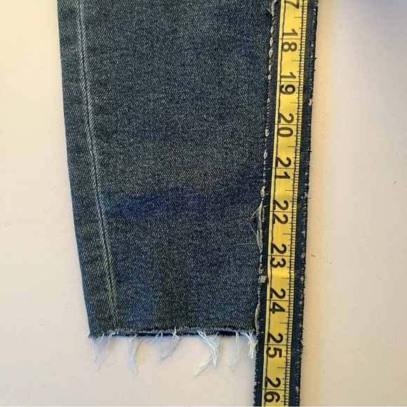 Old Navy High Rise Rockstar Super Skinny Distressed Denim Jeans Blue XS Small 2 - Picture 8 of 8